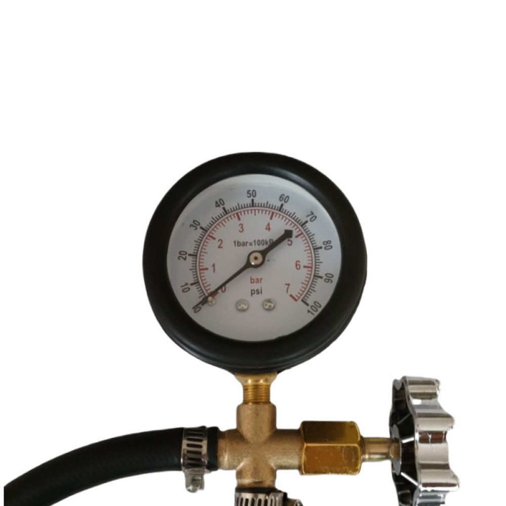 Fuel Pressure Test Gauge Kit Automotive - Auto-brandstofdrukmeter-set, diagnose-tester voor brandstofpomp, nauwkeurige meting