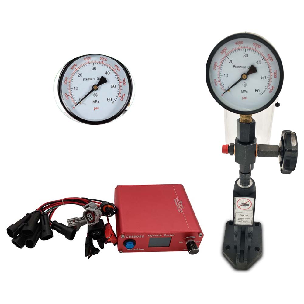 Diesel Common Rail Injector Tester Nozzle - Ranlraka Diesel AHE CRI808S BL Injectietester