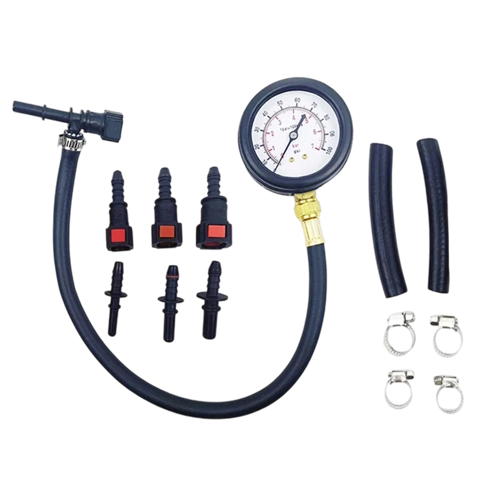 Fuel Pressure Test Gauge Kit Automotive - Autodiagnostische testkit voor het meten van