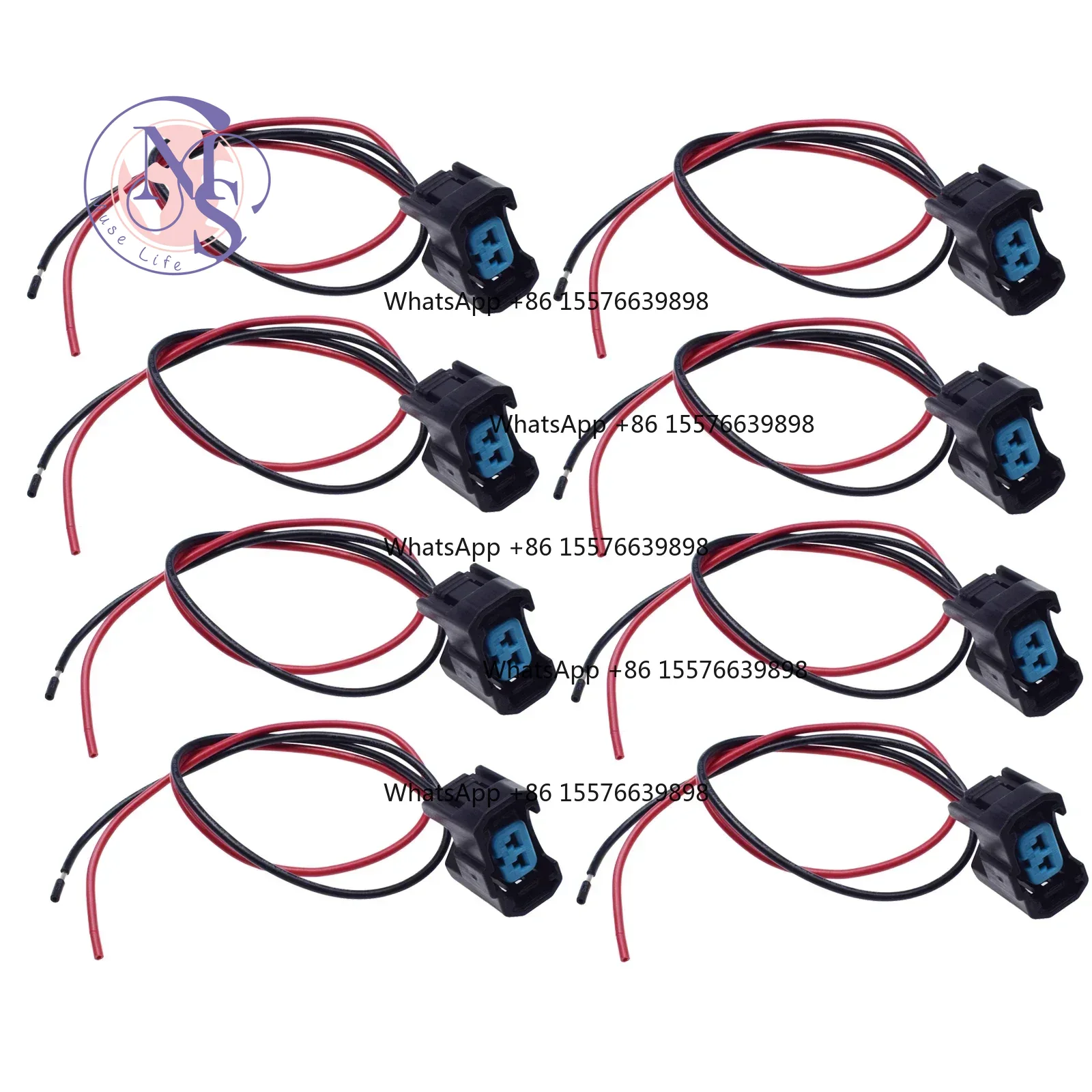 Fuel Injector Wiring Harness Plug Pigtail - Brandstofinjectorconnector, vervangende kabelboom voor ATV