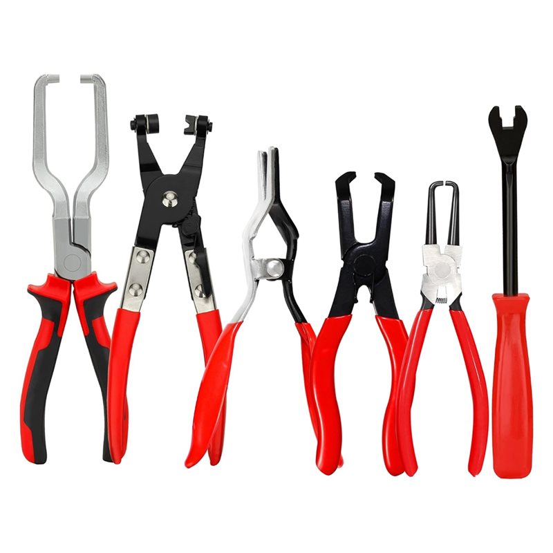 Fuel Line Disconnect Tool Set Aluminum - AC88 6-delige set slangontkoppelings- en buisklemontfergereedschap