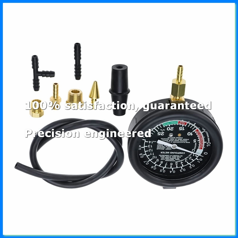 Fuel Pump Pressure Vacuum Tester Gauge - Auto Vacuüm- en Brandstofpomp Tester Gauge