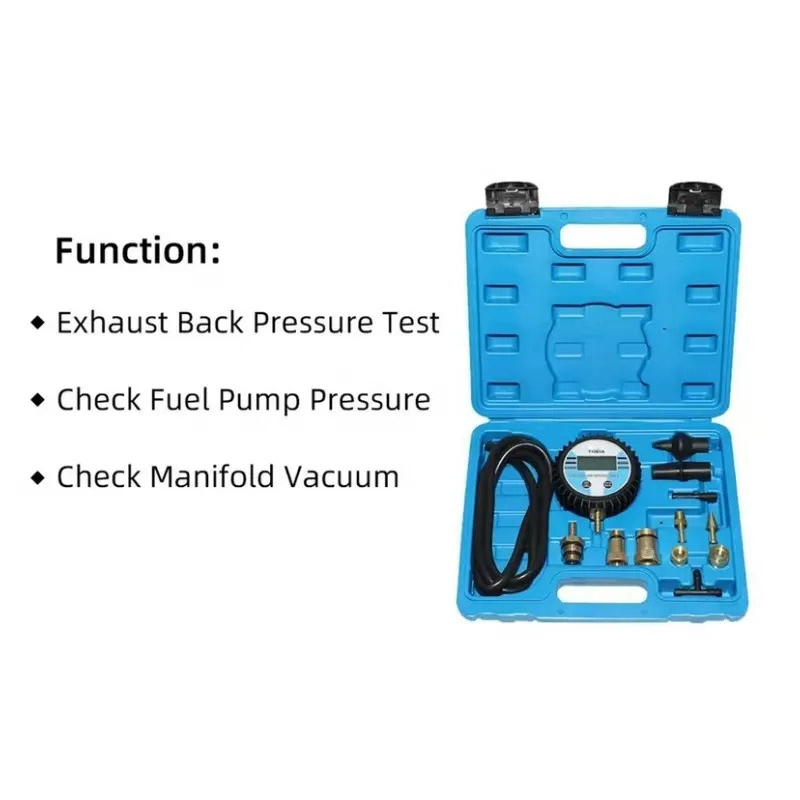 Fuel Pump Pressure Vacuum Tester Gauge - Tester Digitale vacuümmeter Tester Multifunctionele brandstofpomp