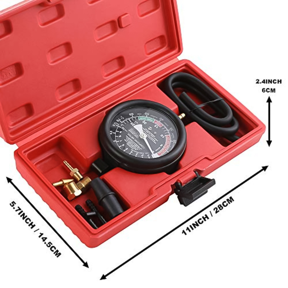 Brandstofpomp vacuümtester met - Fuel Pump Pressure Vacuum Tester Gauge recensie en prijs
