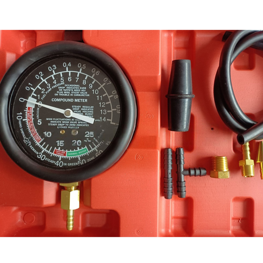 Brandstofpomp vacuümtester met - Fuel Pump Pressure Vacuum Tester Gauge recensie en prijs