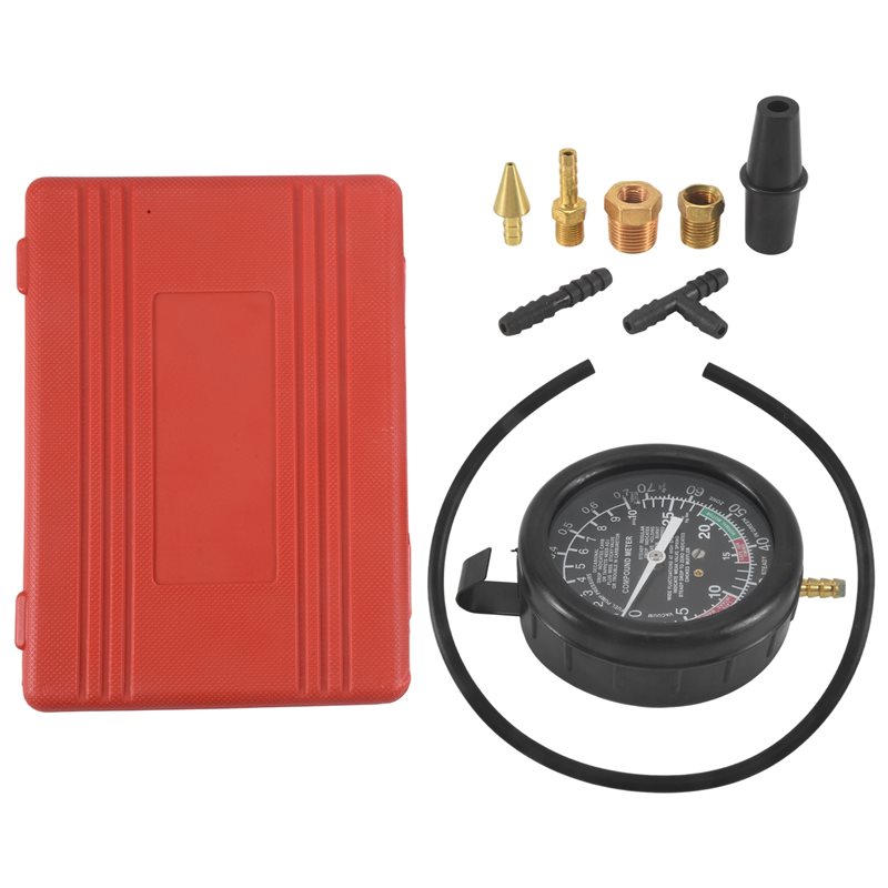 AS60 – set met vacuüm- en bran - Fuel Pump Pressure Vacuum Tester Gauge recensie en prijs