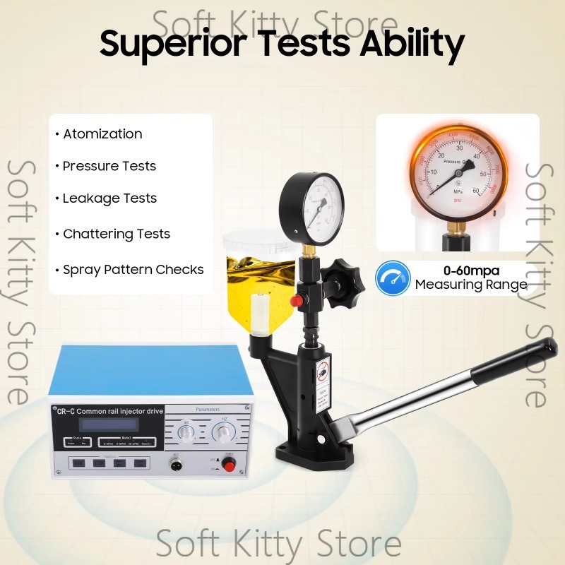 Common Rail Injector Tester S6 - Diesel Common Rail Injector Tester Nozzle recensie en prijs