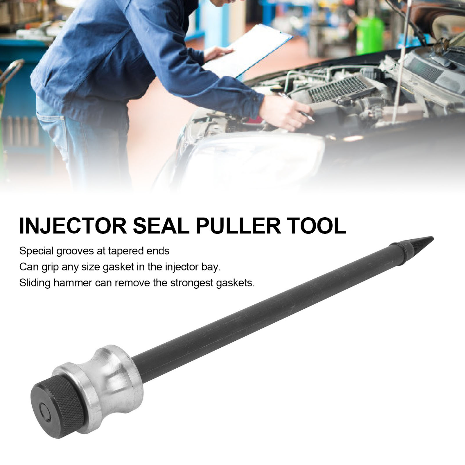 Auto-injectorafdichtingsverwij - Fuel Injector Removal Tool Puller Slide recensie en prijs