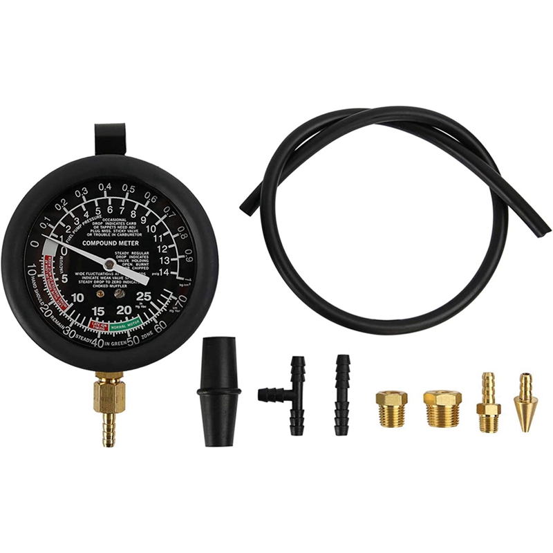 Auto Vacuüm- en Brandstofpomp  - Fuel Pump Pressure Vacuum Tester Gauge recensie en prijs