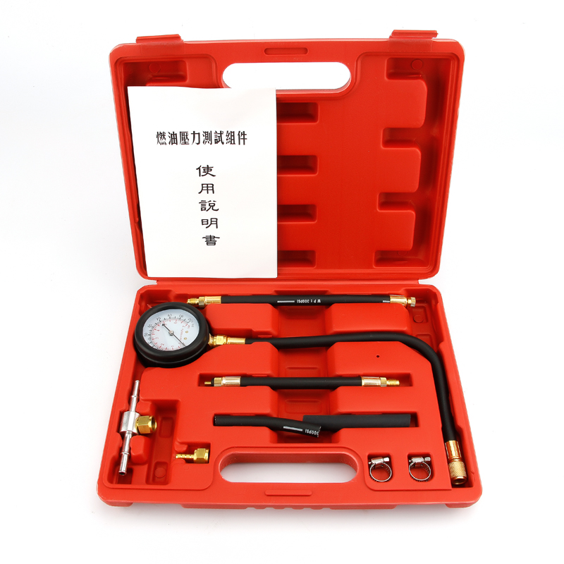 9-delige brandstofdrukmeter se - Fuel Pressure Test Gauge Kit Automotive recensie en prijs
