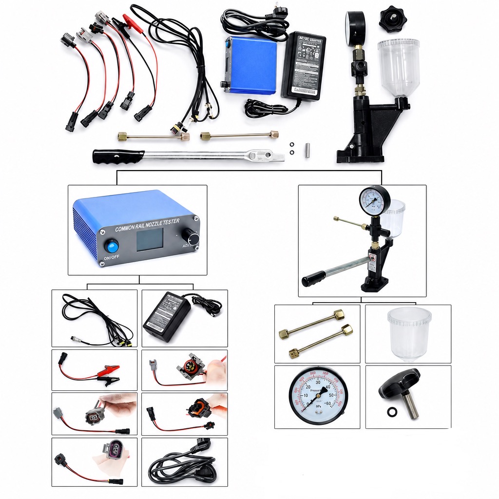 S60H Common Rail Injector Test - Diesel Common Rail Injector Tester Nozzle recensie en prijs