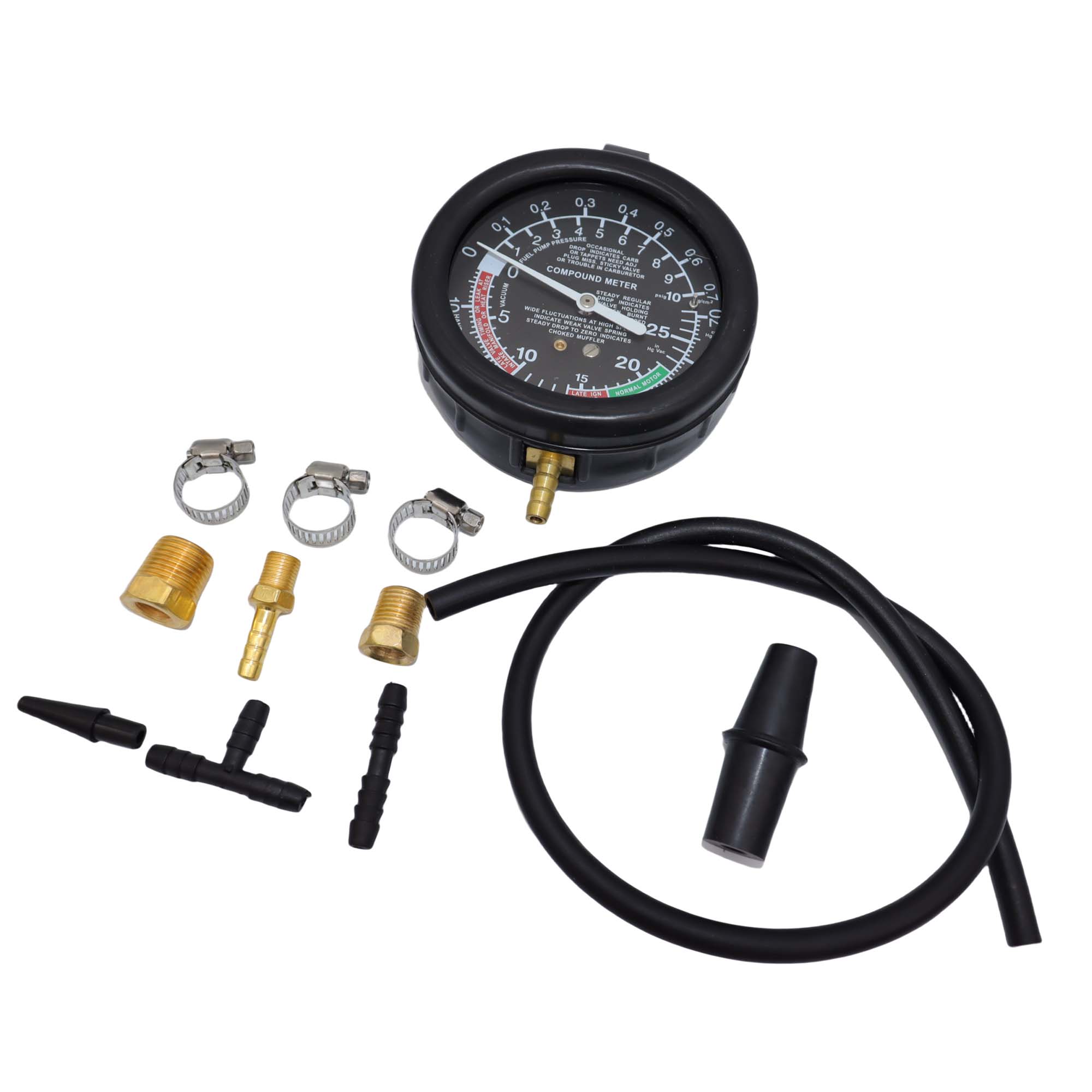 2024 Nieuwe Auto Vacuüm-En Bra - Fuel Pump Pressure Vacuum Tester Gauge recensie en prijs
