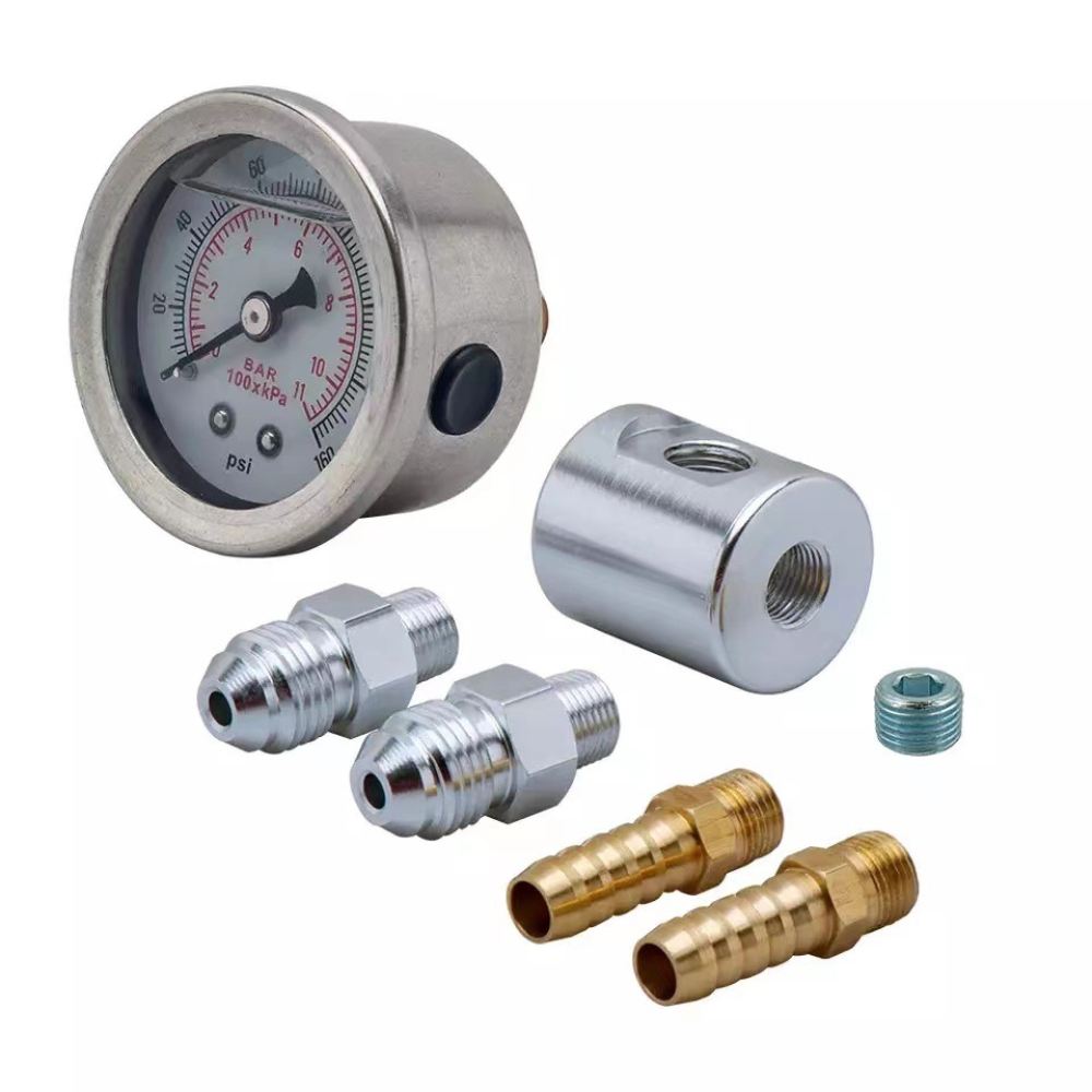 Universele vloeistofdrukmeter  - Fuel Pressure Test Gauge Kit Automotive recensie en prijs