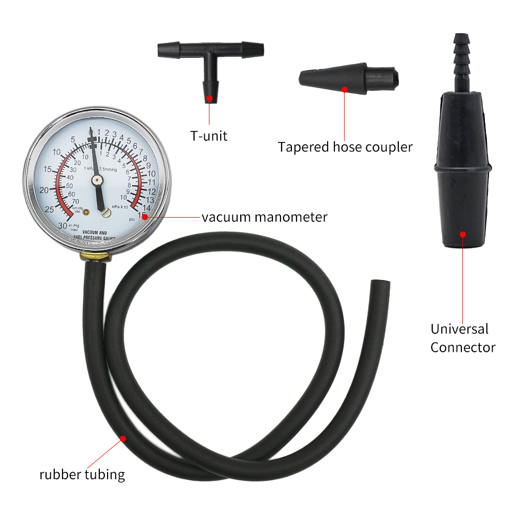 Auto-motor brandstofpomp vacuü - Fuel Pump Pressure Vacuum Tester Gauge recensie en prijs